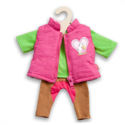 Poppenkleding Ruiteroutfit 3-delig size 28-35cm