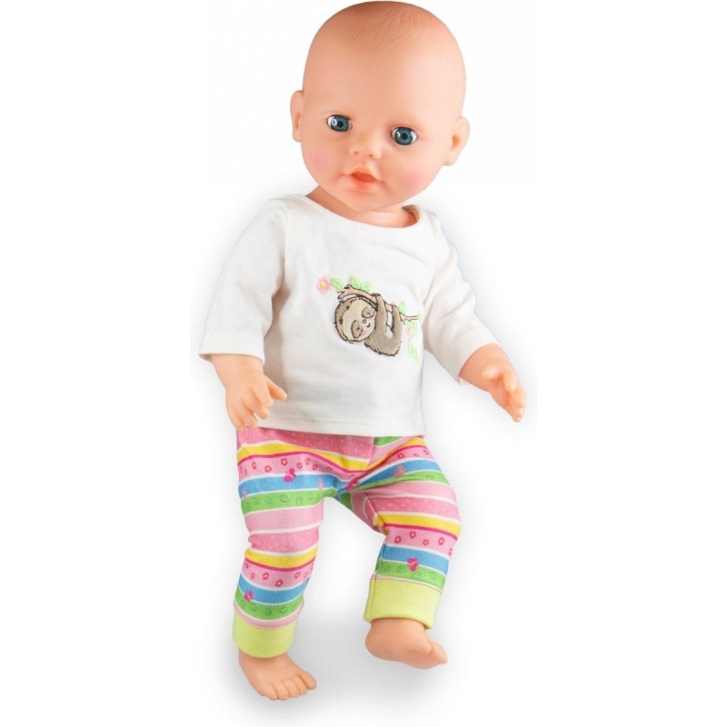 Poppenkleding Pyjama Luiaard size 28-35cm