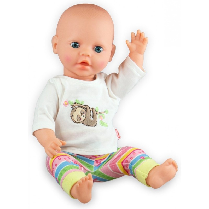Poppenkleding Pyjama Luiaard size 28-35cm