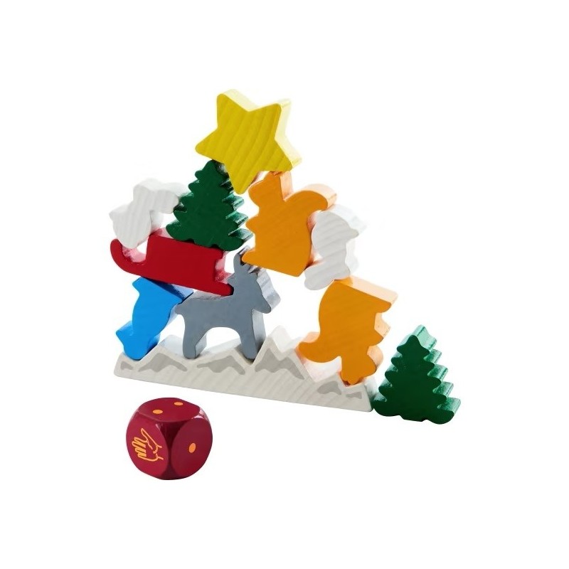 Spel Dier op dier Het Kerststapelspel