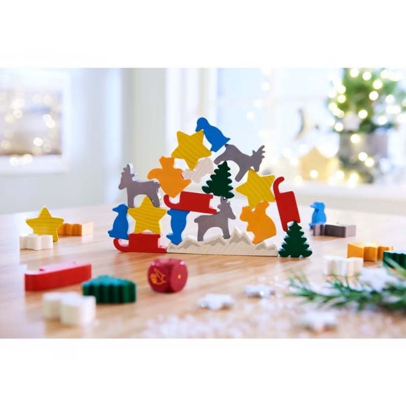 Spel Dier op dier Het Kerststapelspel