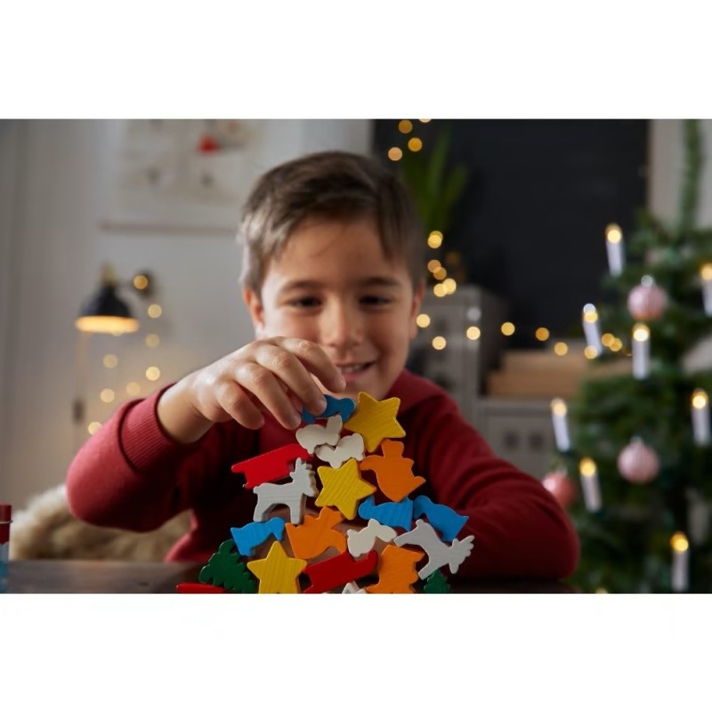 Spel Dier op dier Het Kerststapelspel