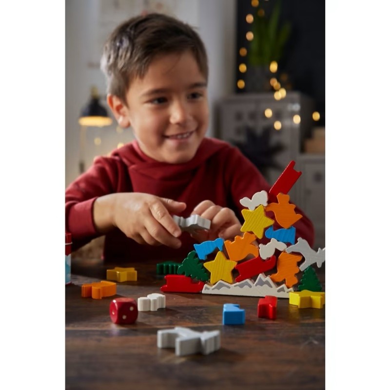 Spel Dier op dier Het Kerststapelspel
