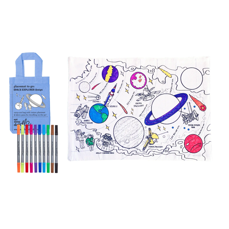Placemat to go Space Explorer Placemat to go Space Explorer