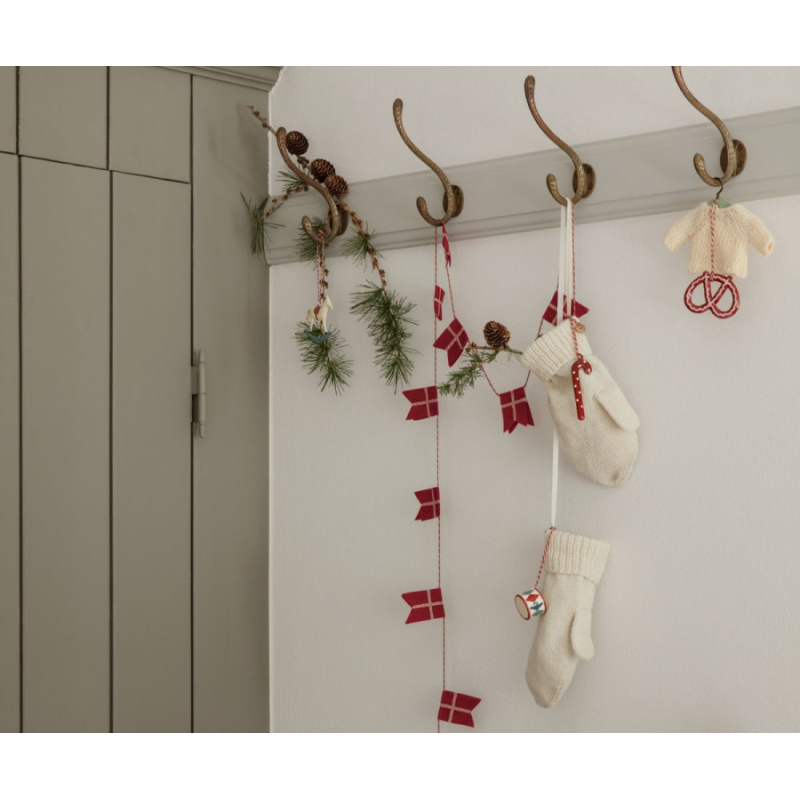 Metalen Ornamenten Peter's Christmas set 4-delig