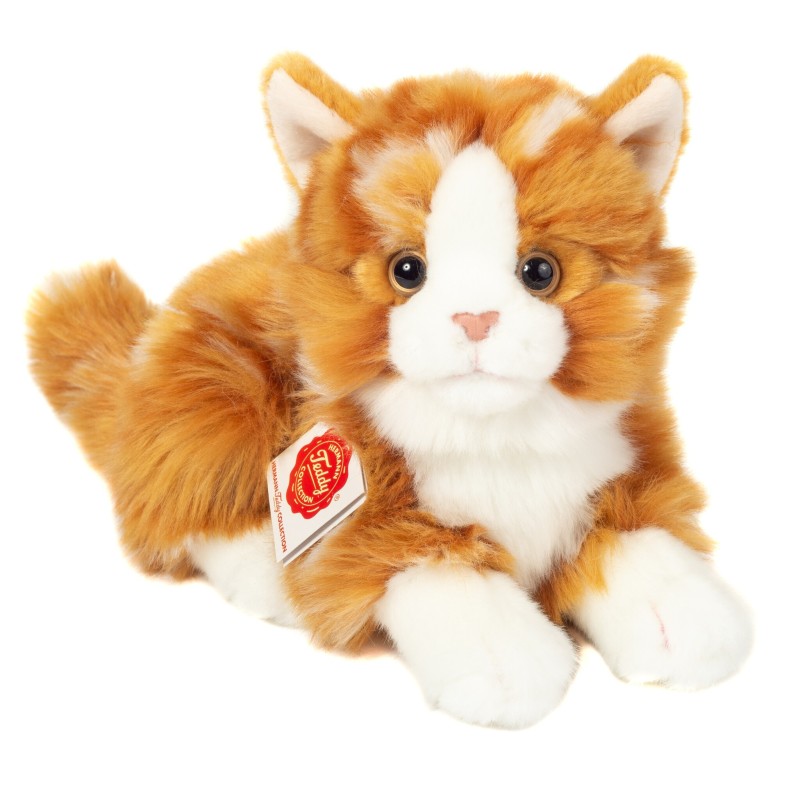 Knuffel Kat Rood Getijgerd 20cm Knuffel Kat Rood Getijgerd 20cm