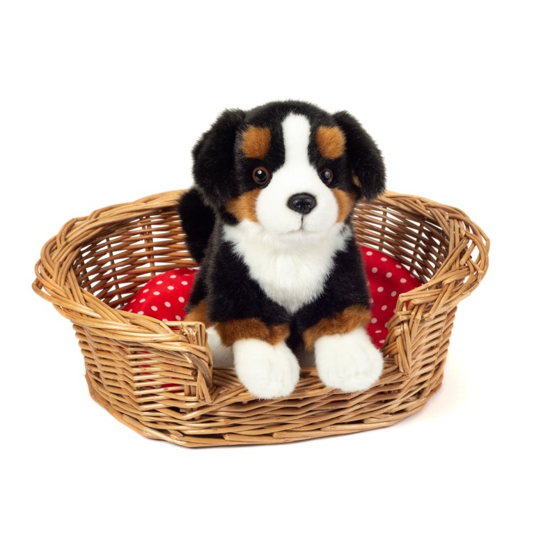 Knuffel Berner Sennenhond Zittend 21cm Knuffel Berner Sennenhond Zittend 21cm