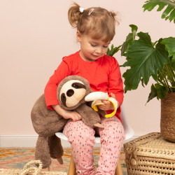 Knuffel Luiaard Helge 48cm