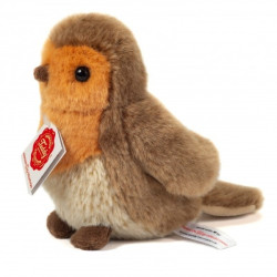 Knuffel Vogel Roodborstje 15cm