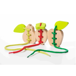 Houten Rijgspel Fruit