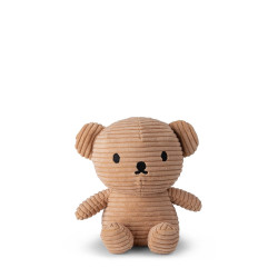 Boris Bear Corduroy Beige 17cm