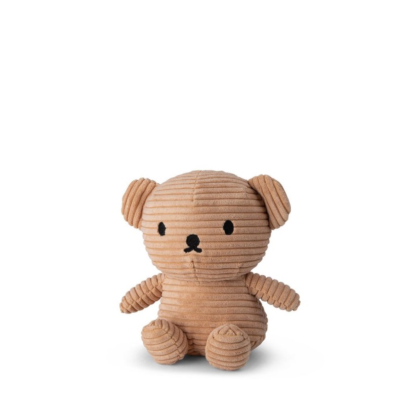 Boris Bear Corduroy Beige 17cm