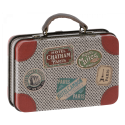 Koffertje Grey Travel Metaal 11cm