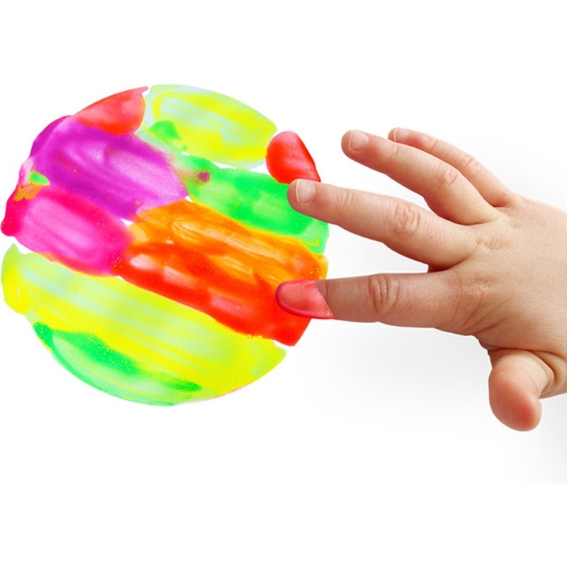 Vingerverf Fluor 6 Potjes (6x100g)