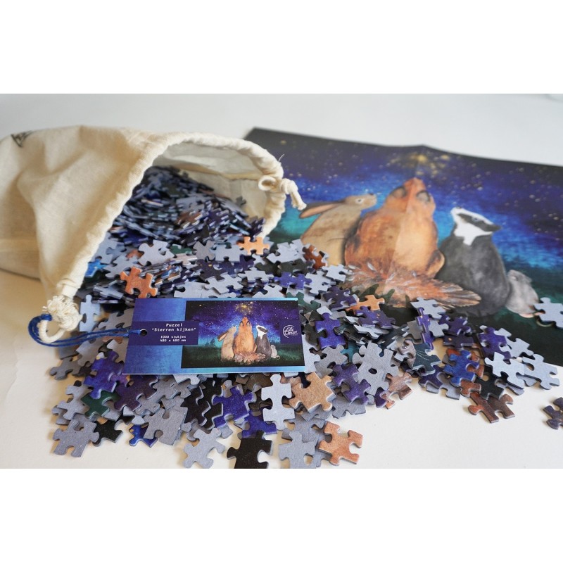 Puzzel Sterren Kijken 1000pcs