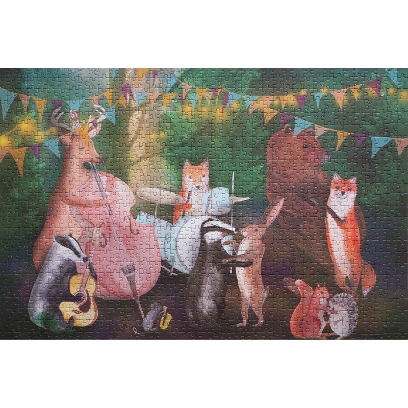 Puzzel Dansende Dieren 1000pcs Puzzel Dansende Dieren 1000pcs