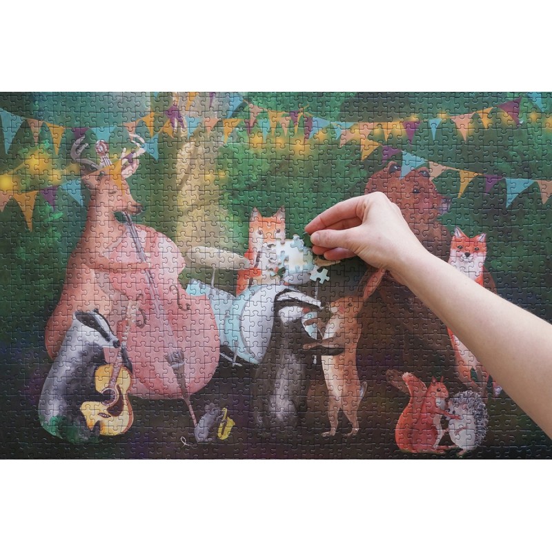 Puzzel Dansende Dieren 1000pcs Puzzel Dansende Dieren 1000pcs