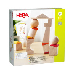 3D Compositiespel Blokken Scheve Torens