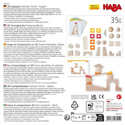 3D Compositiespel Blokken Scheve Torens 3D Compositiespel Blokken Scheve Torens