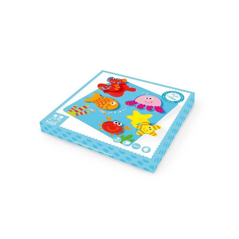 Puzzel Reliëf Zee Hout