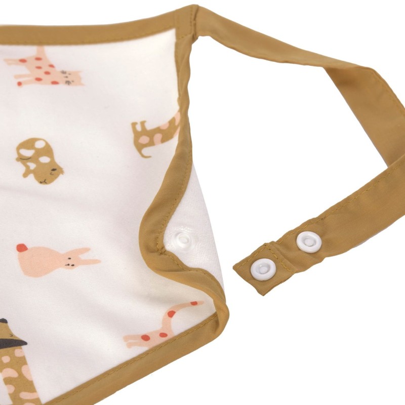 Babyslabbetje Medium Little Mateys Spicy Orange 2pcs