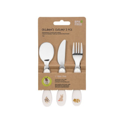 Kinderbestek Little Mateys Spicy Orange 3pcs