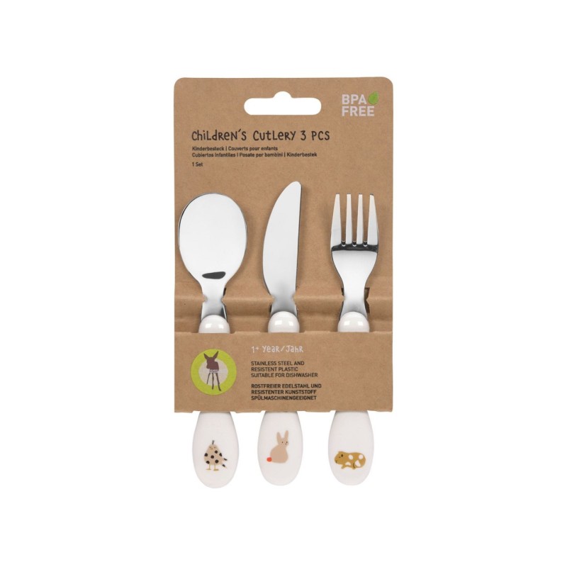 Kinderbestek Little Mateys Spicy Orange 3pcs
