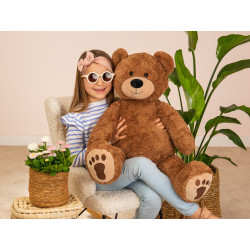 Knuffel Teddybeer Bruin 75cm Knuffel Teddybeer Bruin 75cm
