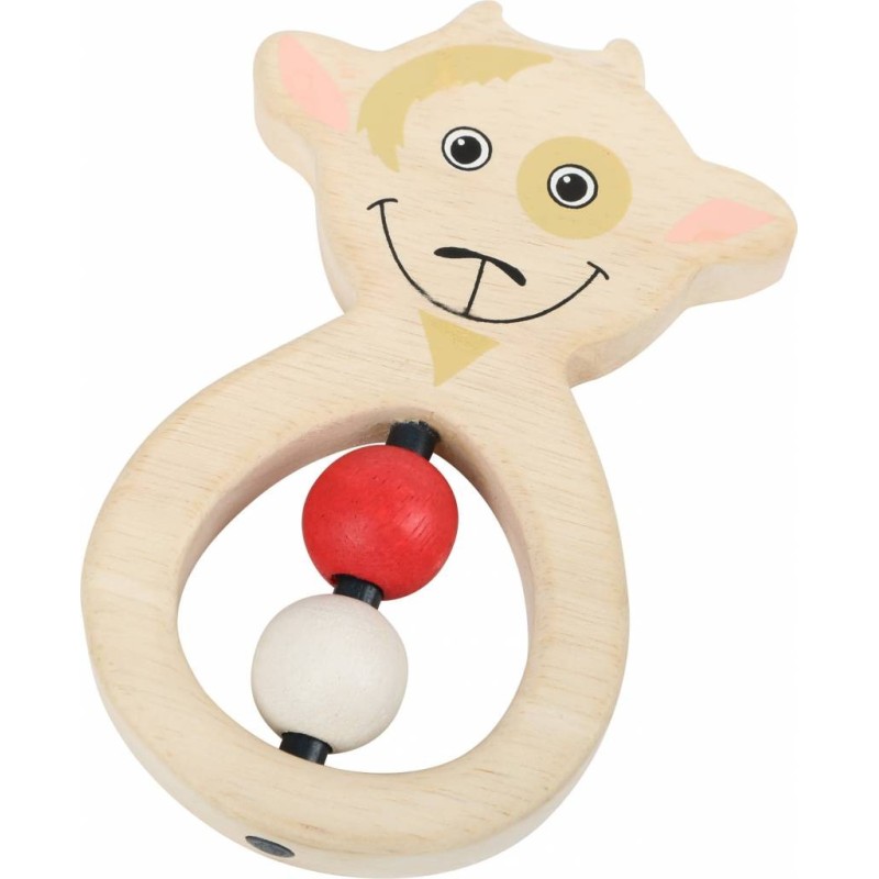 Grijpfiguur Grijpring Geit Hout