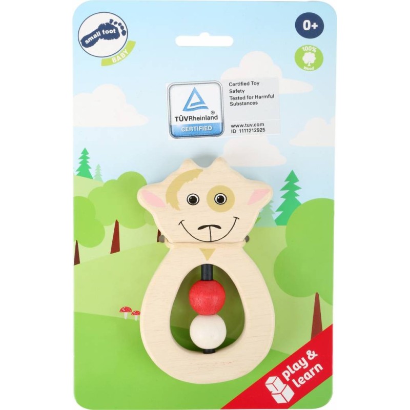 Grijpfiguur Grijpring Geit Hout