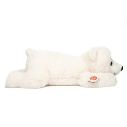 Knuffel IJsbeer Liggend 45cm